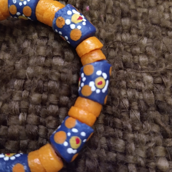 Krobo bead bracelet from Africa - Picture 4 of 4